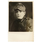 Porträt eines Gebirgsjägers der Wehrmacht
